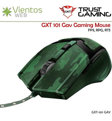 Mouse Trust Gxt 101 Gav Jungle Camo 4800 Dpi Gamer Pc Ps4 Mercado Libre Mouse Trust Gxt 101 Gav Jungle Camo 4800 Dpi Gamer Pc Ps4 Mercado Libre