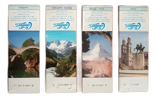 Envoltorios Chocolates Cailler Nestlé, (suiza), Años 80 (Usado)