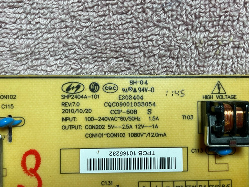 Placa Da Fonte Philco Ph24m Shp2404a-101 (Usado)