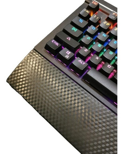 Teclado Mecánico Aoas Gamer Retroiluminado Led Luces Rgb