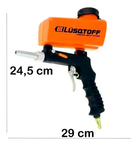 Pistola Arenadora Neumatica Lusqtoff 700cc Para Compresor ANL90-8