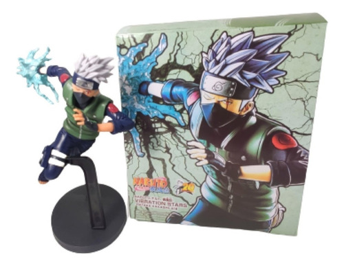 Naruto Shippuden Figura Kakashi Hatake Ninjutsu Ataque 19cm