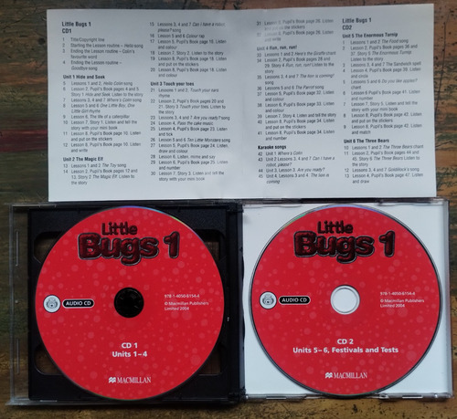 Little Bugs 1 & 2, Audio Cd's - Macmillan (Usado)