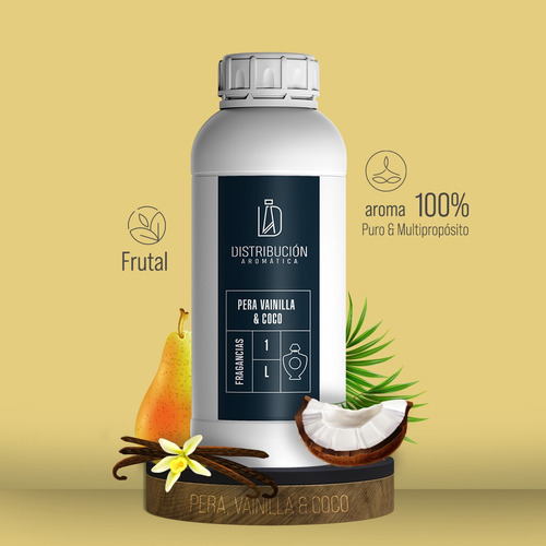 Esencia Pera Vainilla & Coco Para Dif. Aplicaciones 1000ml