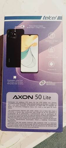 Zte Axon 50 Lite 256gb Nacional Color Negro (Usado)