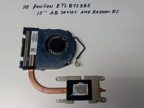 Fan Cooler Para Laptops Hp Rtl8723be 15  A8 Serie Amd