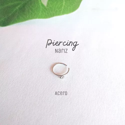 Piercing Nariz U Strass Cravado - Aurora Boreal é na ALARGS