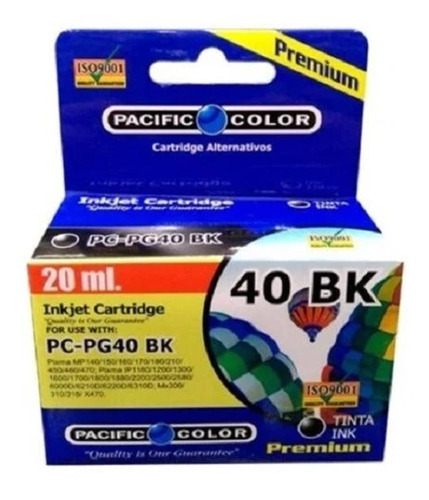 Tinta Negra Pg 44 Xl Alternativa Para Canon / 01-pc-pg44xlbk