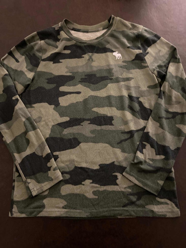 Remera Abercrombie Importada Camuflada Talle 10/12