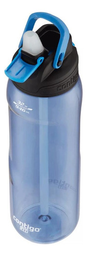 Botella Agua Para Deporte Contigo Fit 946ml Azul Antivuelco