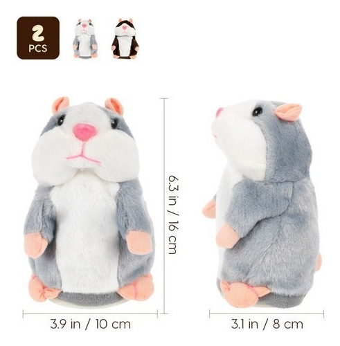 Brinquedo Falante Criativo De 2pc Premium Hámste Talking Toy