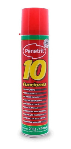 Imagen 1 de 10 de Lubricante Desoxidante Penetrit Experto 10 Funciones 440cm3