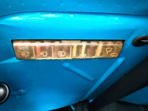 Fusca Antigo Fusquinha Azul 1300 1976 Placa Preta Coleção
