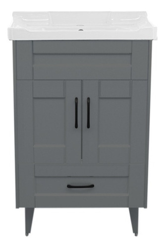 Mueble Vanitorio Deluxe Star Haus Gris 856 50x40x80cm