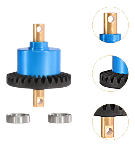 Rc Rc Rc De Diferencia 30t Rc Accesorios Fuerte Azul