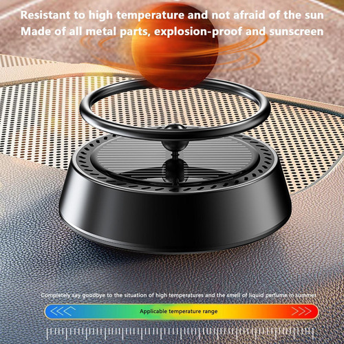 Auto Aromaterapia Giratorio Solar Ambientador De Perfume Par