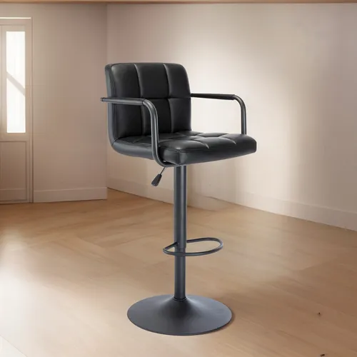 Vogue Furniture Direct Moderno Taburete De Bar Cuadde Piel .