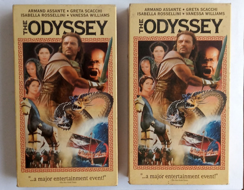 La Odisea (miniserie De Tv) Vhs Completa En 2 Partes Ingles (Usado)