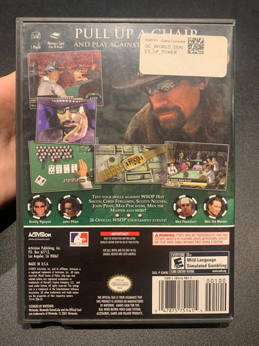 World Series Of Poker Gamecube (Usado)