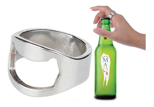 Anillo Destapador De Botellas De Acero Inoxidable Cervezas