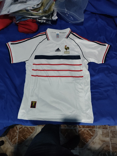 Camiseta Selección De Francia Suplente 1998 Xl 10 Zidane 