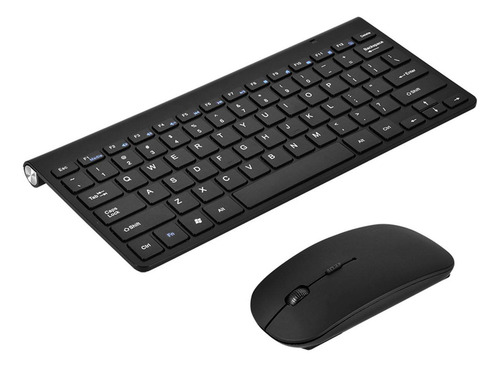 Kit Delgado De Teclado Y Mouse Inalámbricos De 2 4 Ghz Para