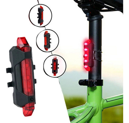 Faro De Color Rojo For Luz Trasera For Bicicleta I