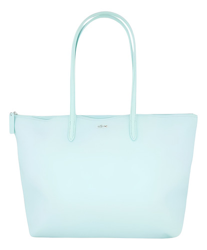 Lacoste Tote Bag L12 Azul Claro Agua Lisa Agua