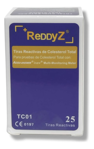 Tiras De Colesterol Total Reddyz Tc01