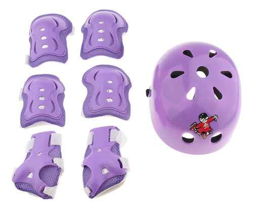 Juego De Protección Para Niños Morado M