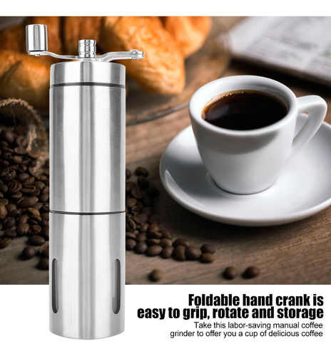 Molinillo De Grano De Café Manual De Acero Inoxidable Con