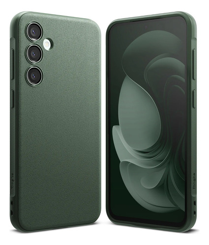 Funda Para Galaxy S23 Fe Ringke Onyx Dark Green Resistente