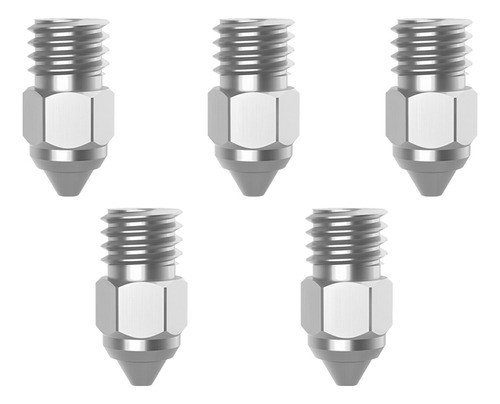 Creality Nozzle Bico Kit 0,25/0,4/0,6/0,8mm H13 Metal 5un