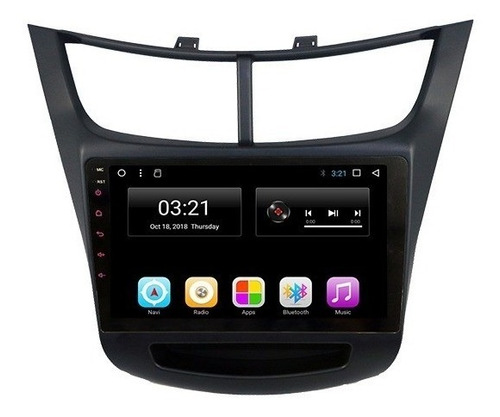 Radio Android 9 Pulgadas + Bisel De Chevrolet New Sail