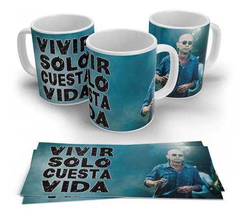 Taza Plastica Sublimada El Indio Solari #236