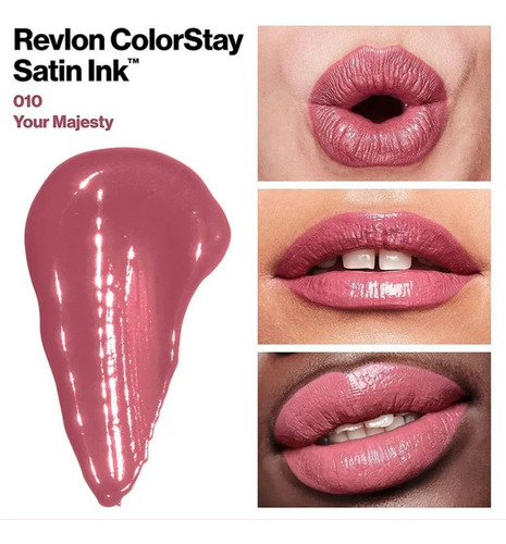 Batom Labial Líquido Revlon Colorstay Satin Ink Your Majesty