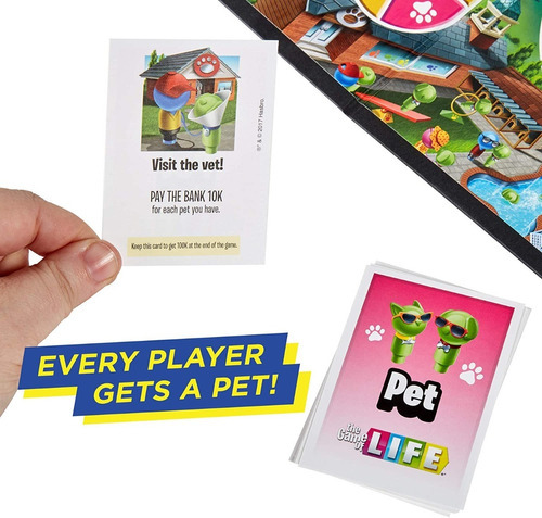 Life El Juego De La Vida Con Mascotas Juego De Mesa Hasbro