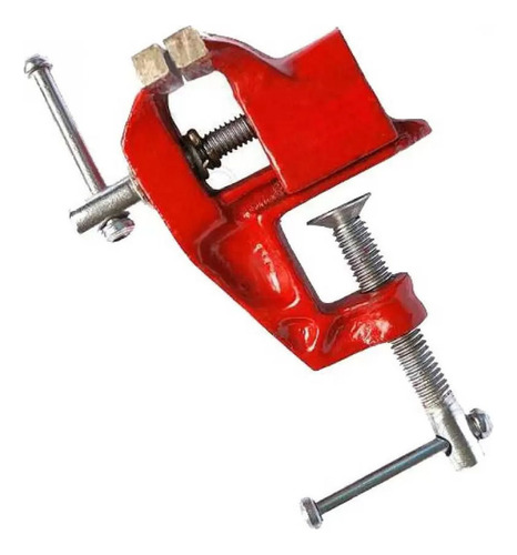 Mini Morsa Torno De Bancada Grampo 60mm Base Fixa C/nf