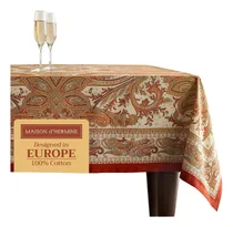 Comprar Manteles De Algodón Kashmir Paisley, Medidas 152x305 Cm
