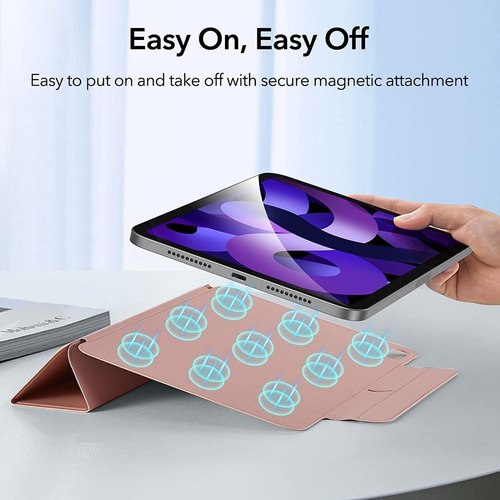 Imagen 3 de 5 de Smart Case Magnetico Esr iPad Air 5 / 4 ( Funda Imantada)