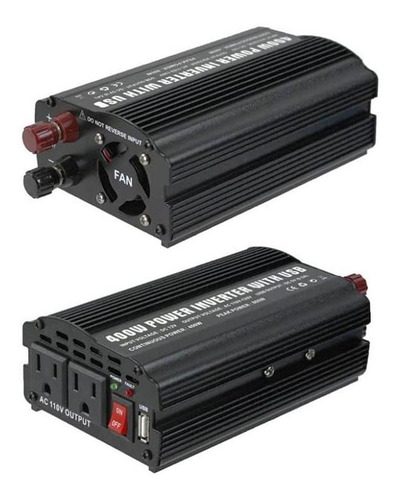 Inversor Xtron Pi-400 De Corriente 400w Dc12v Ac110v