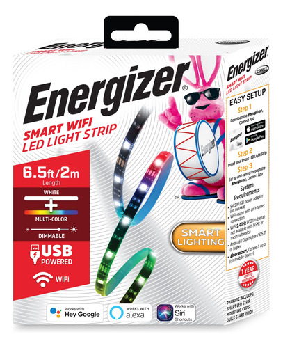Energizer Smart Wifi Regulable Multicolor Blanco Brillante