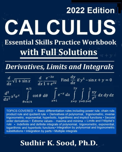 Libro: Calculus: Essential Skills Practice Workbook With And