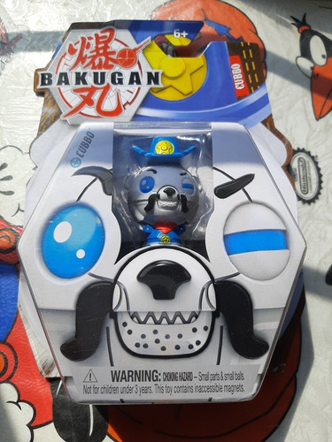 4 Figuras Bakugan Cubbo,rojo,oro,blanco Y Azul,buen Estado. (Usado)