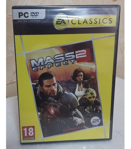 Game Mass Effect 2 Original Lacrado Importado - Pc Dvd-rom