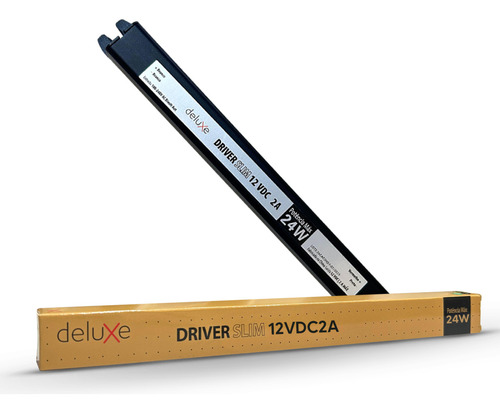 Fonte driver Slim 24w 2a Ip20 Cod: 994011376 Deluxe By Avant