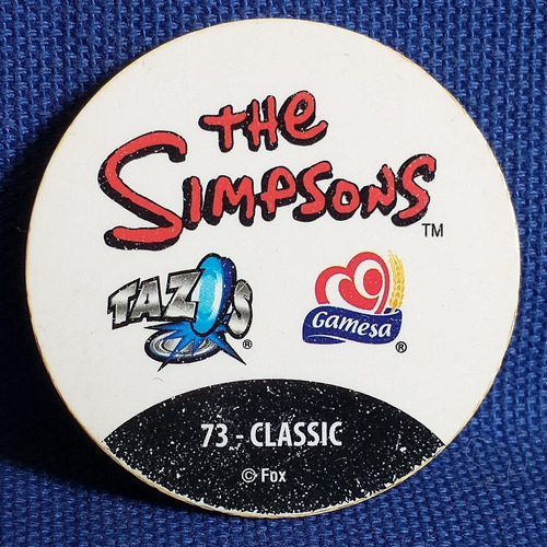 Tazo Classic The Simpsons Gamesa #73 (Usado)