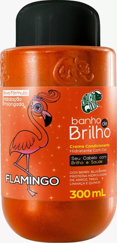  Banho De Brilho Flamingo 300ml - Kamaleão Color
