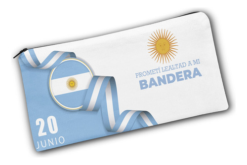 Kit Imprimible Cartucheras Jura Lealtad Bandera Sublimar M18