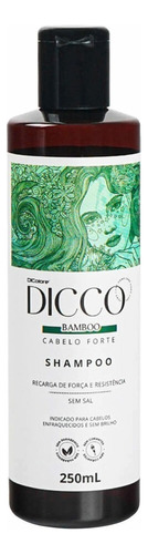 Shampoo Bamboo - Cabelo Forte - Resistência - Dicolore